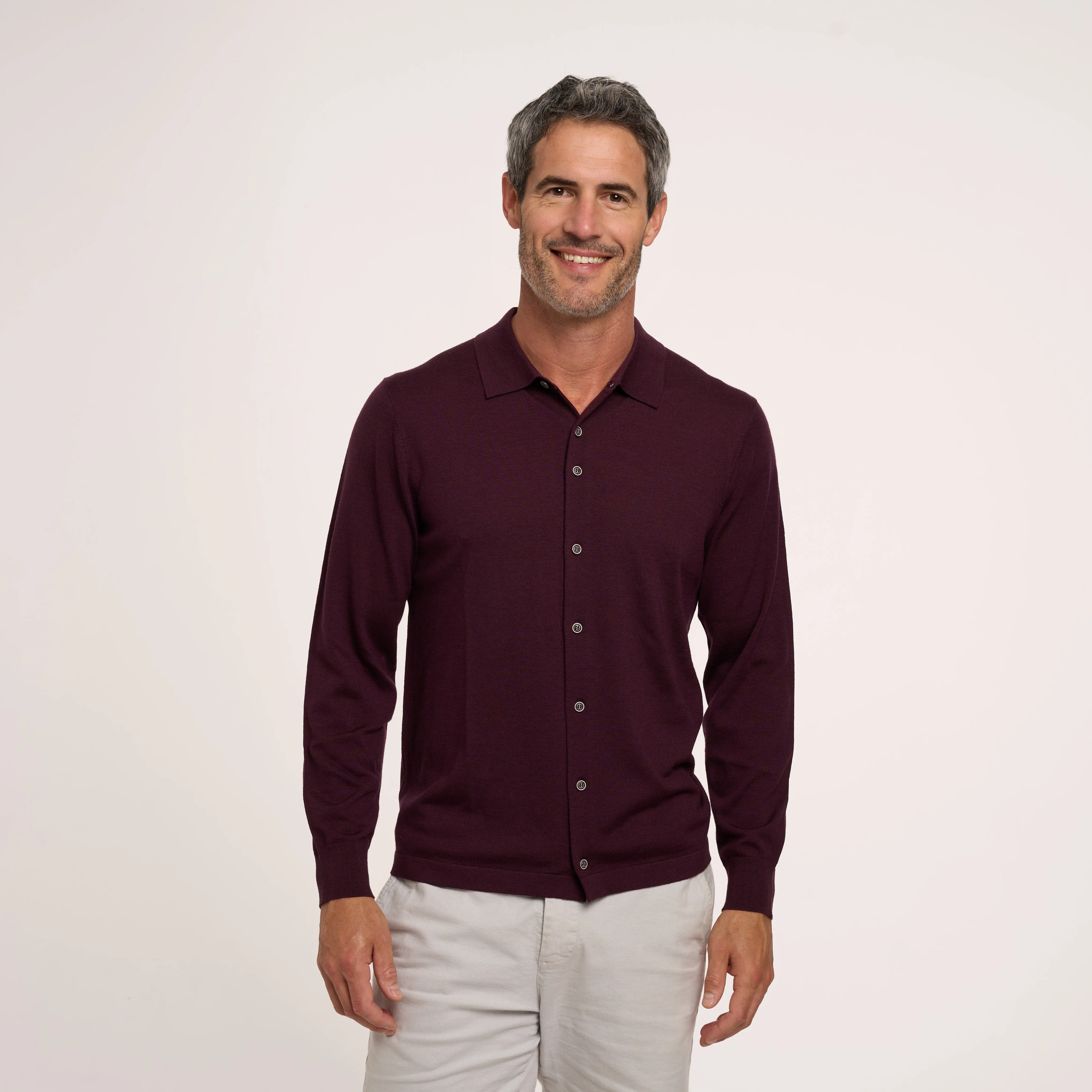 100% Merino wool knitshirt