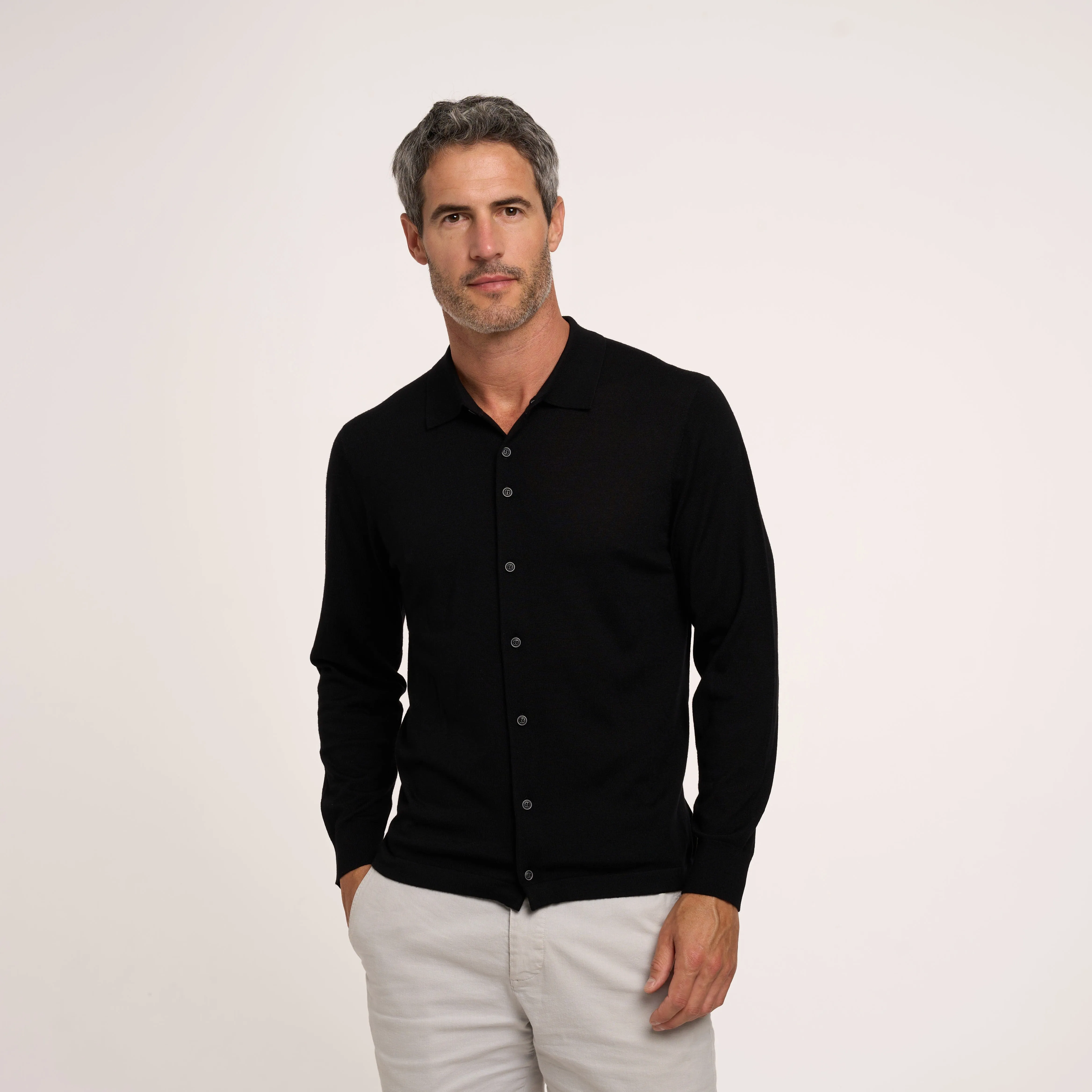 100% Merino wool knitshirt