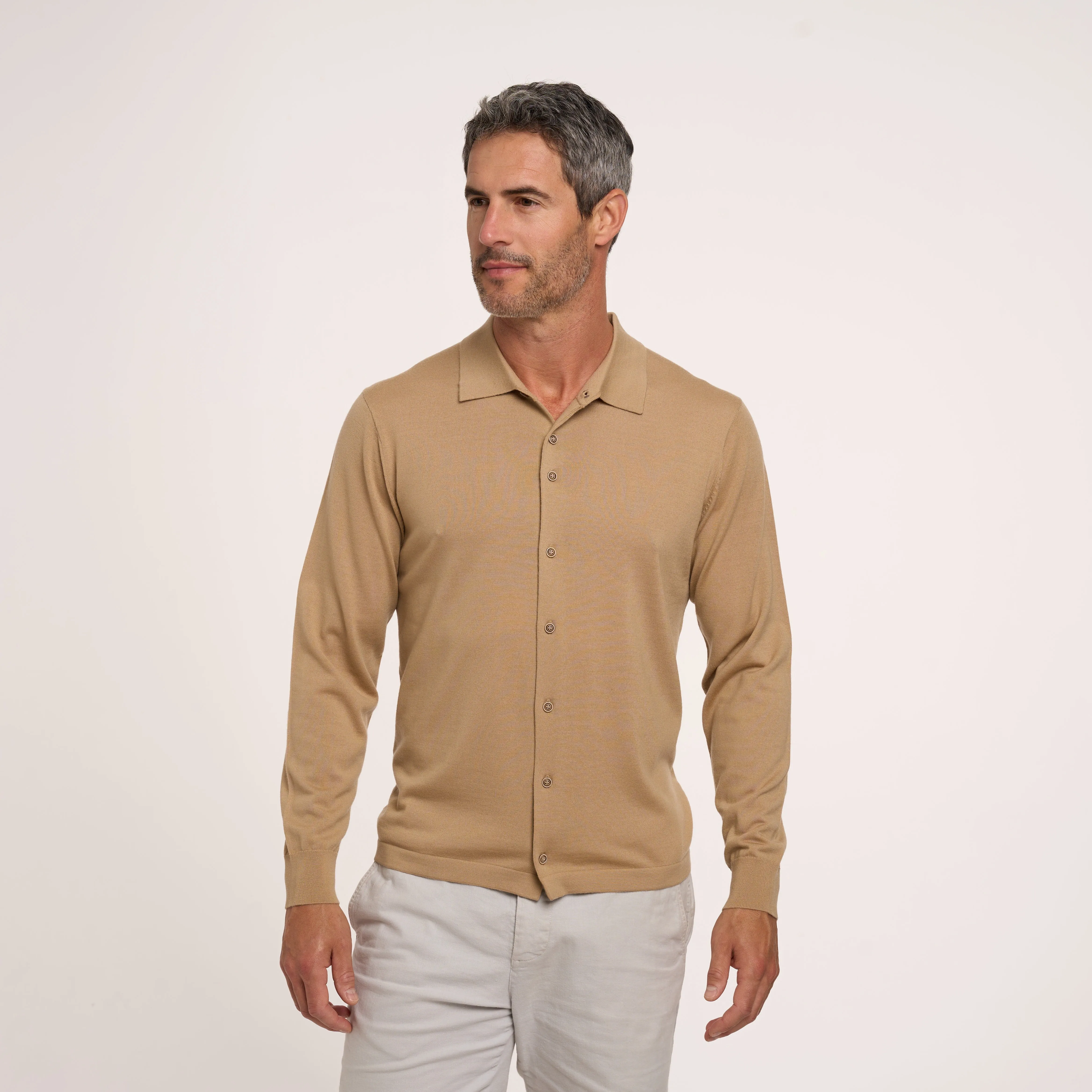 100% Merino wool knitshirt