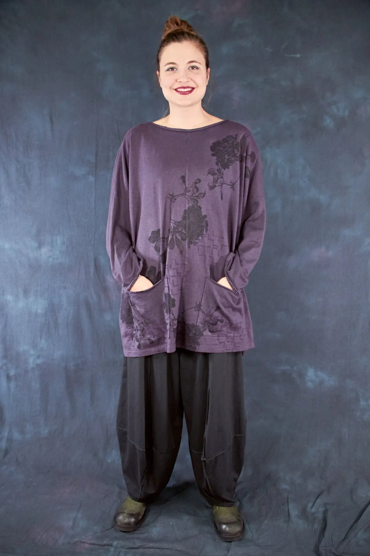 1585 Oversized Cabin Pullover Dulse-P