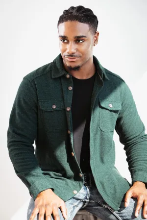 1897 Original Fleece Shirt Jacket for Men in Forest | XQ8163GL-FOREST