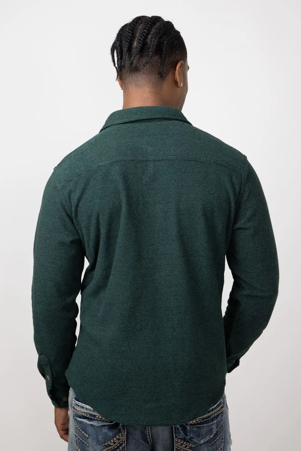 1897 Original Fleece Shirt Jacket for Men in Forest | XQ8163GL-FOREST