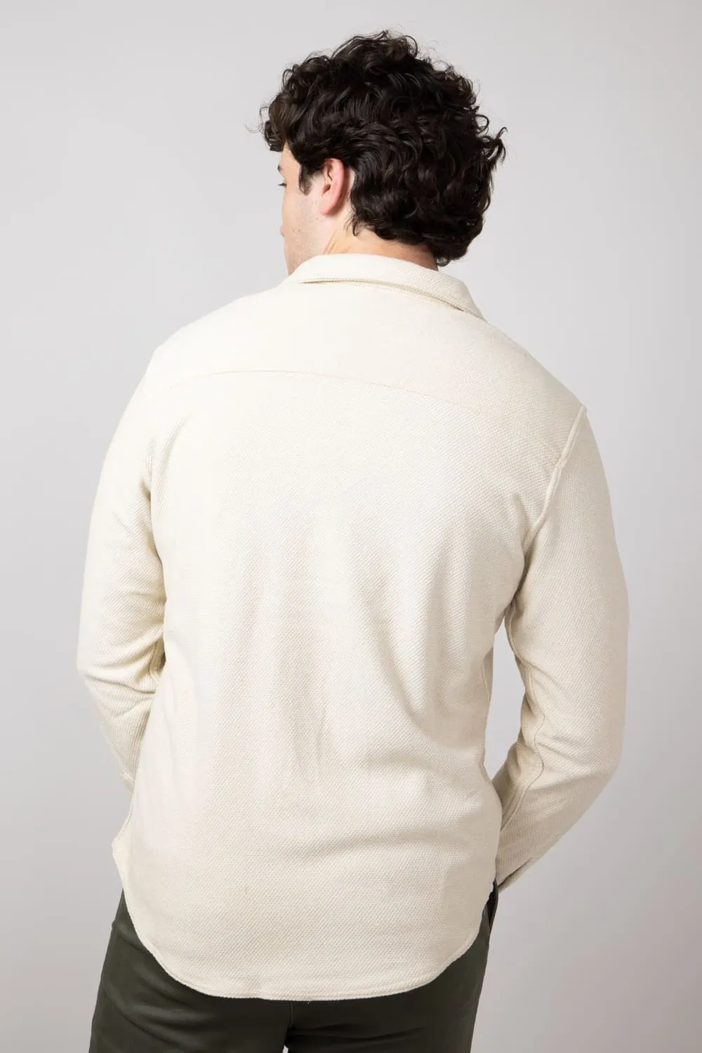 1897 Original Fleece Shirt Jacket for Men in Oatmeal | XQ8163GL-OATMEAL