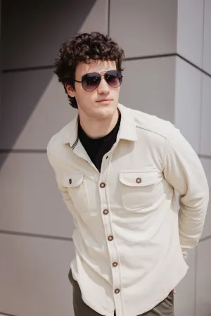 1897 Original Fleece Shirt Jacket for Men in Oatmeal | XQ8163GL-OATMEAL