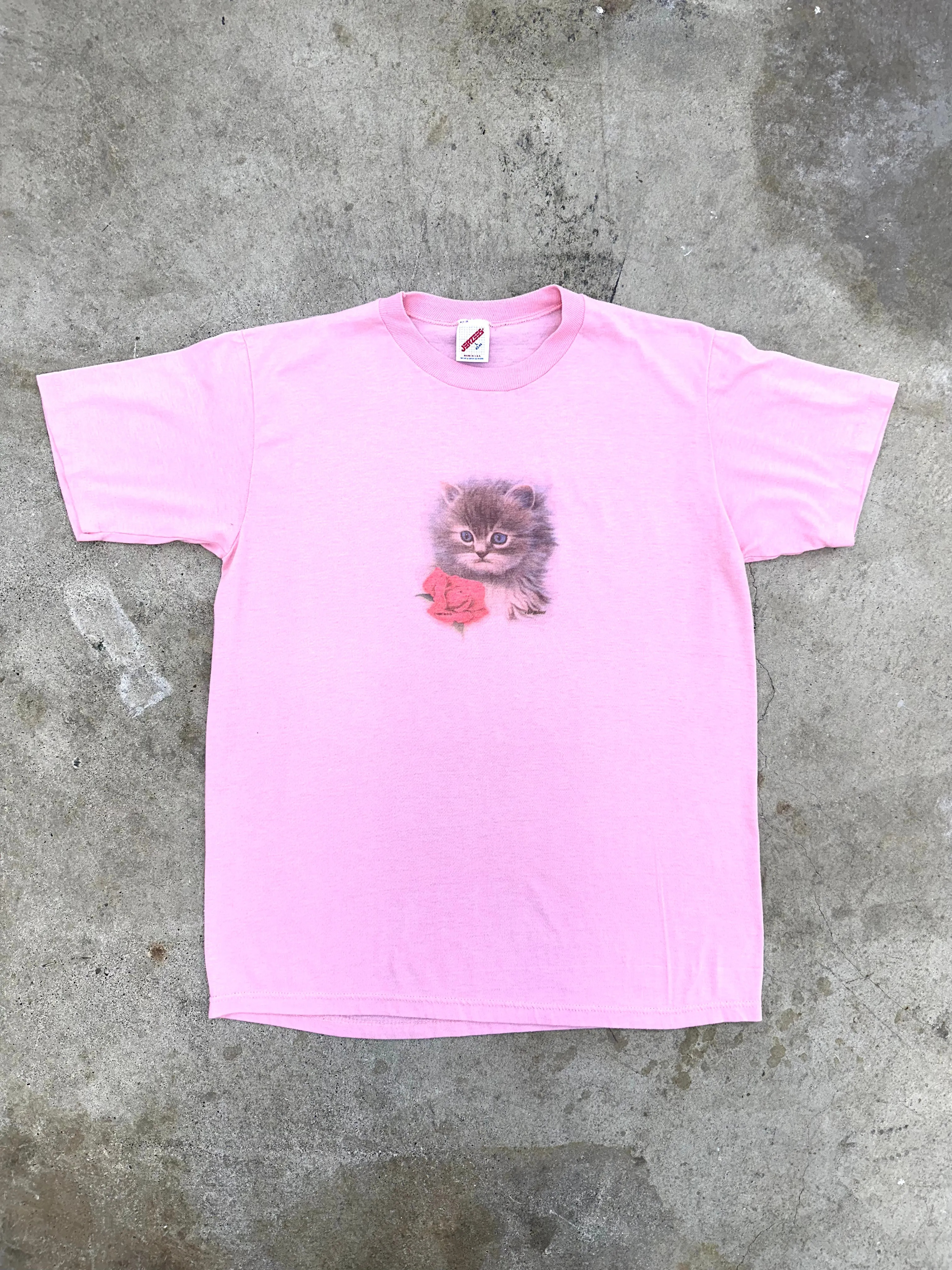 1985 Kitten Rose Tee