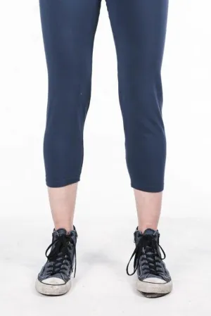 3167 Crop Legging- Indigo-U
