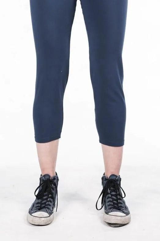 3167 Crop Legging- Indigo-U