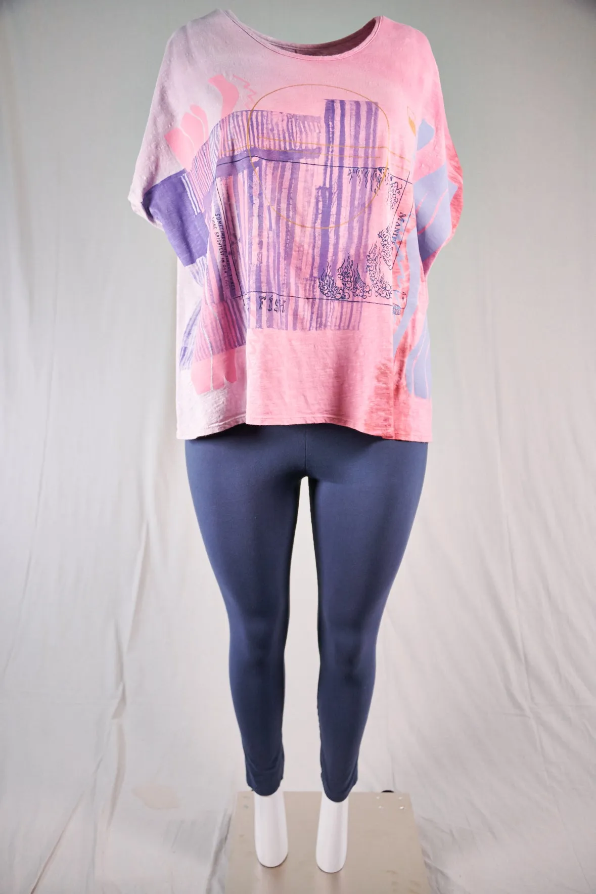 3167 Crop Legging- Indigo-U