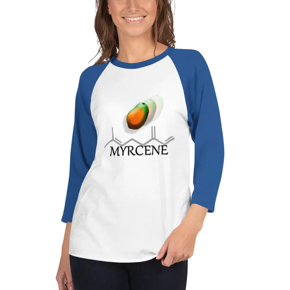 3/4 sleeve raglan shirt Terpene Tees