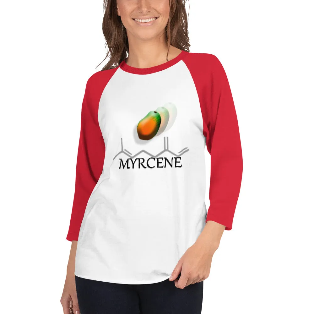 3/4 sleeve raglan shirt Terpene Tees