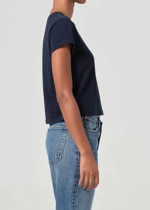 Adine Shrunken Tee - Storm