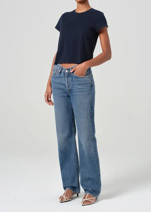 Adine Shrunken Tee - Storm