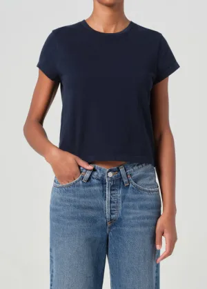 Adine Shrunken Tee - Storm