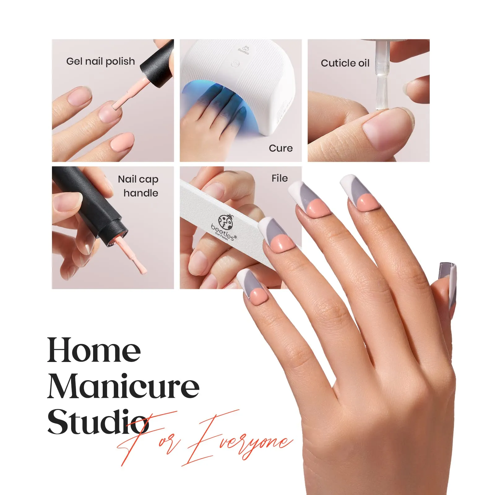 Afternoon Warmth Starter Kit: Nail Art Gels, Tools & Care Essentials