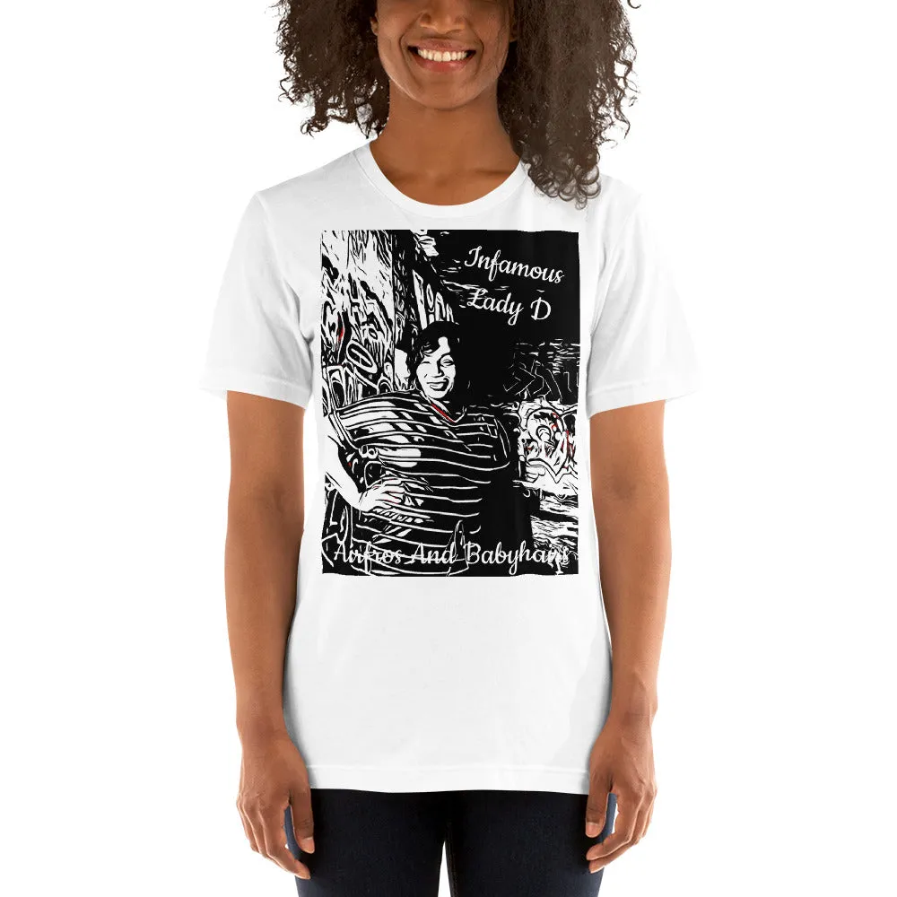 Airfros And Babyhairs Black & White Infamous Tee