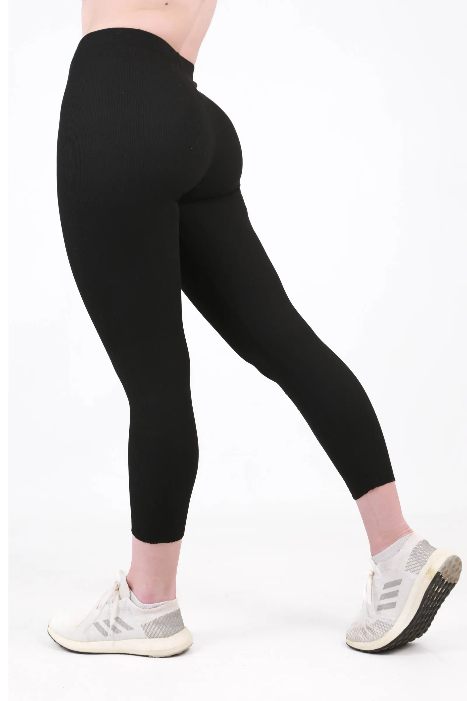 All Day Seamless capri Leggings - Black