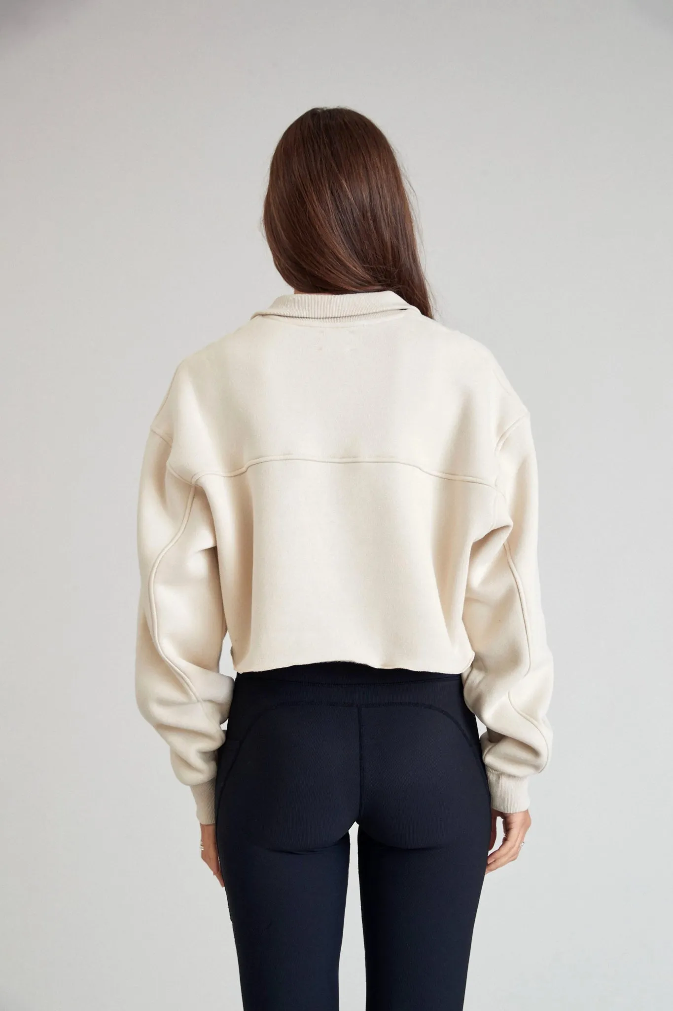 Arlo Crop 1/2 Zip Sweater