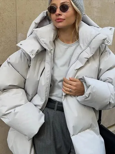 Aura | Elegant Puffy Winter Coat for Women