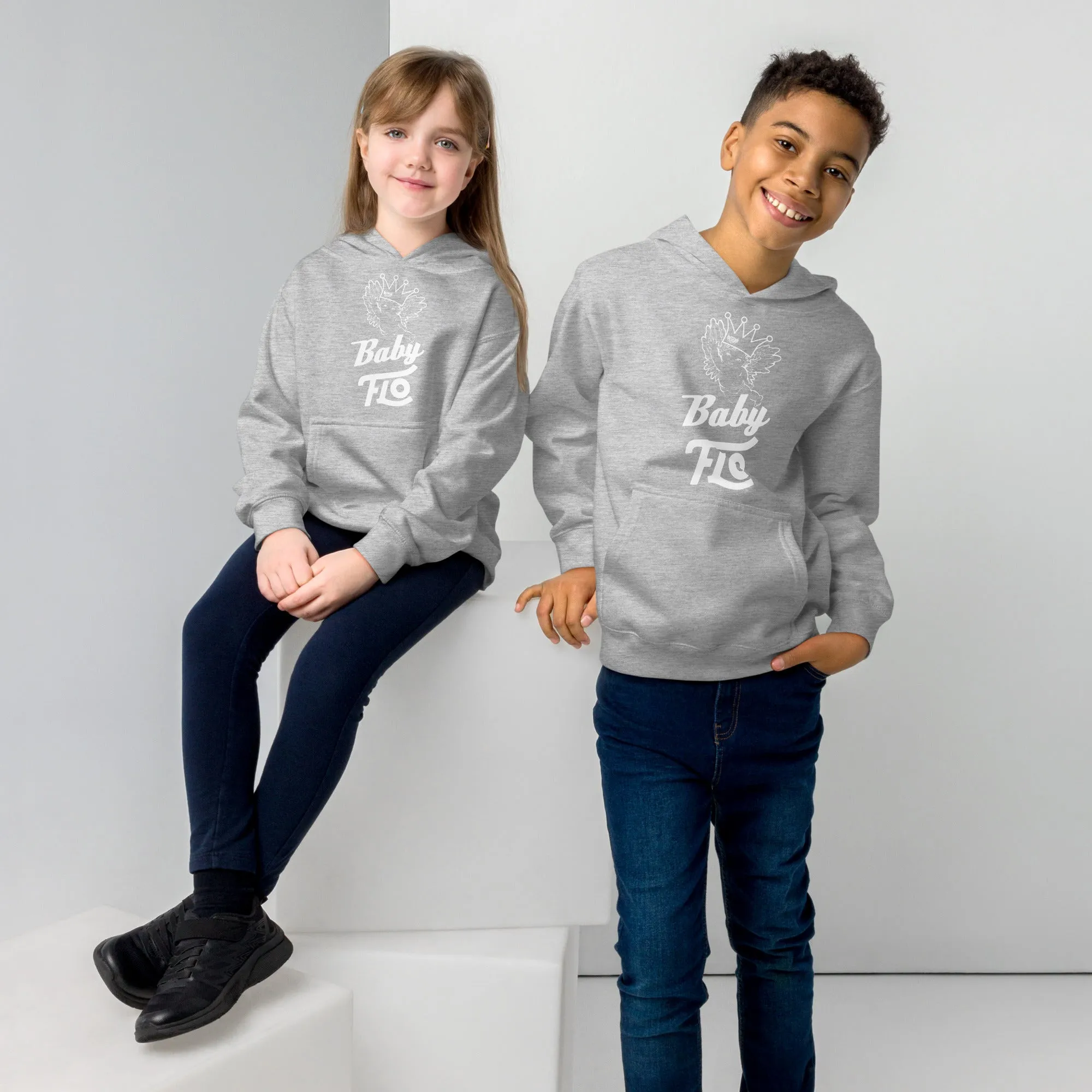 Baby FLO Youth Hoodie (White)