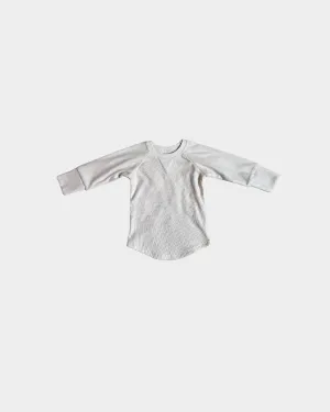 Baby Ribbed Top in Crème | Babysprouts