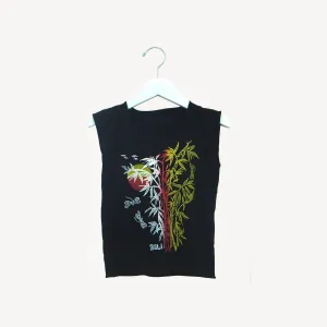 Baju bambu Bali tee black