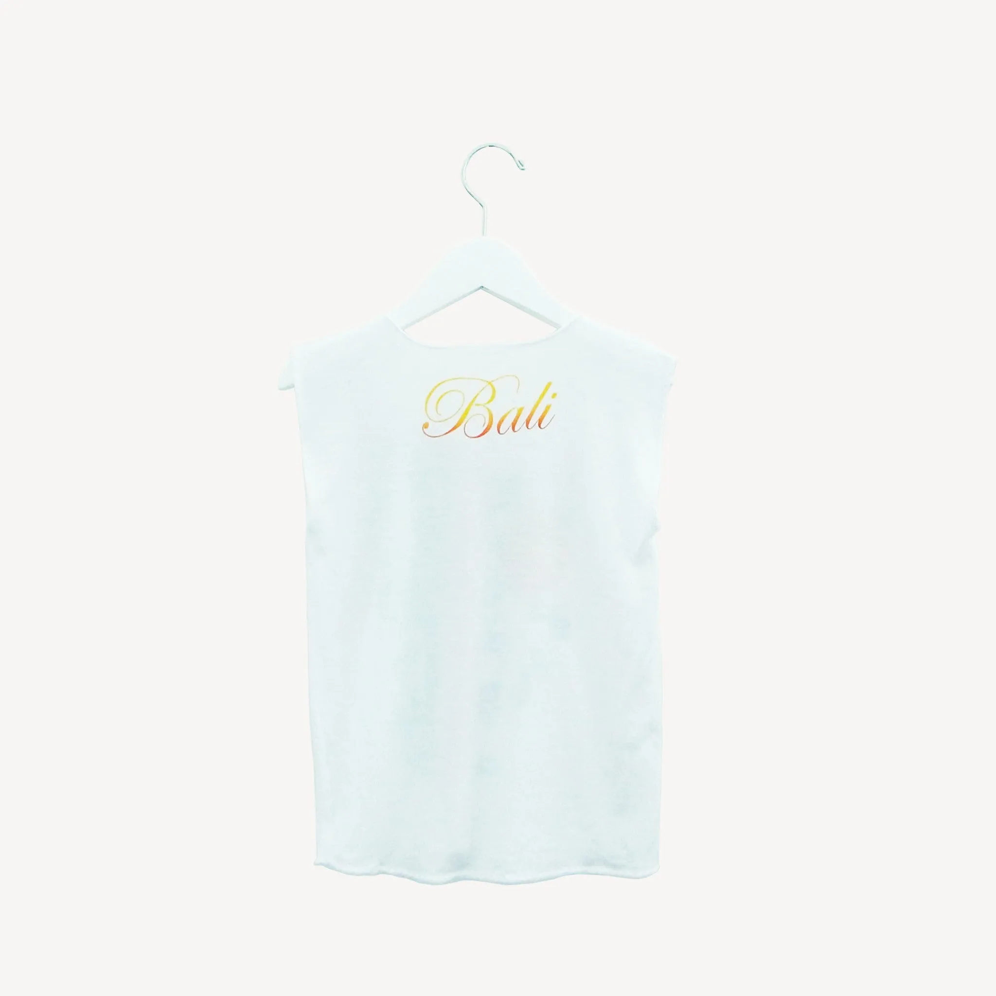 Baju bambu Bali tee white