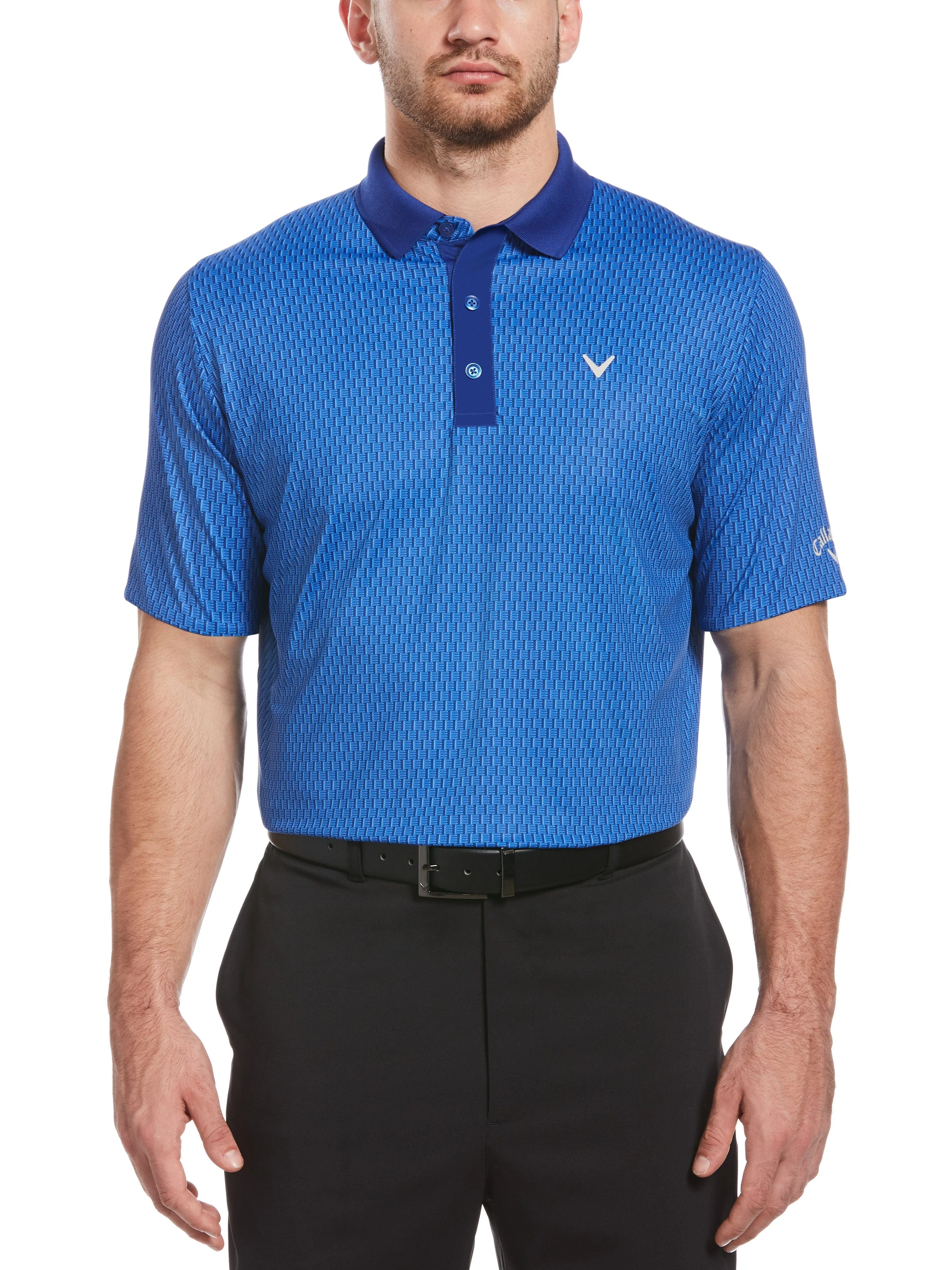 Big & Tall Allover Tees Print Swing Tech™ Polo