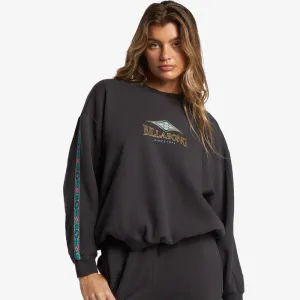 Billabong Womens Swipe Right Kendal Crew Sweatshirt