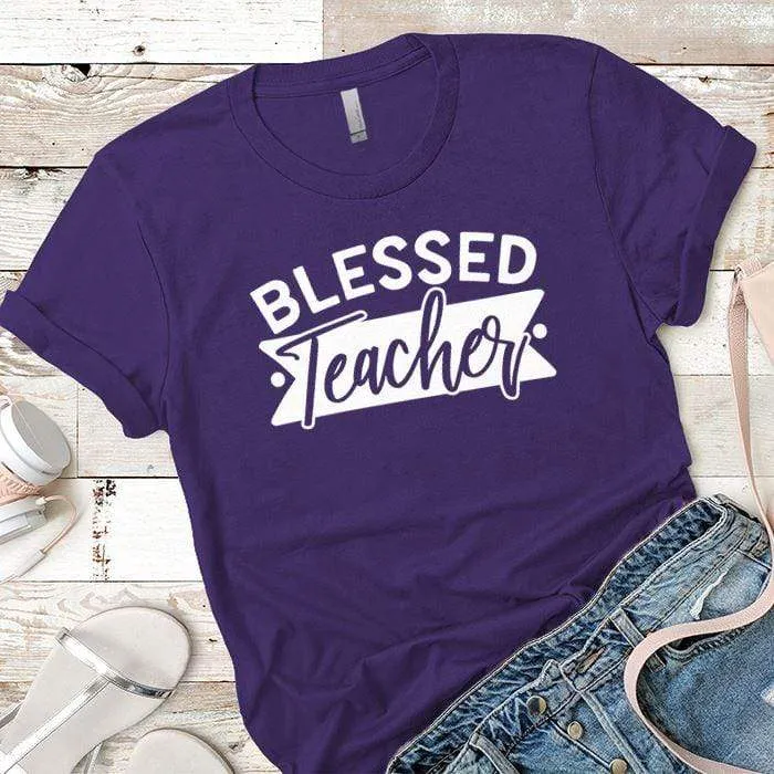 Blessed Teacher Premium Tees