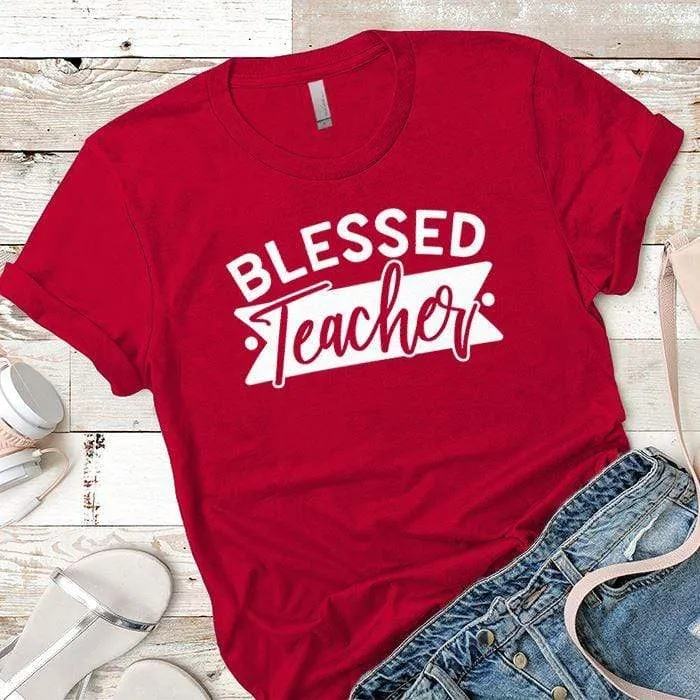 Blessed Teacher Premium Tees