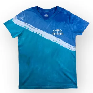 Blue & Aqua Tie Dye Tee Age 8