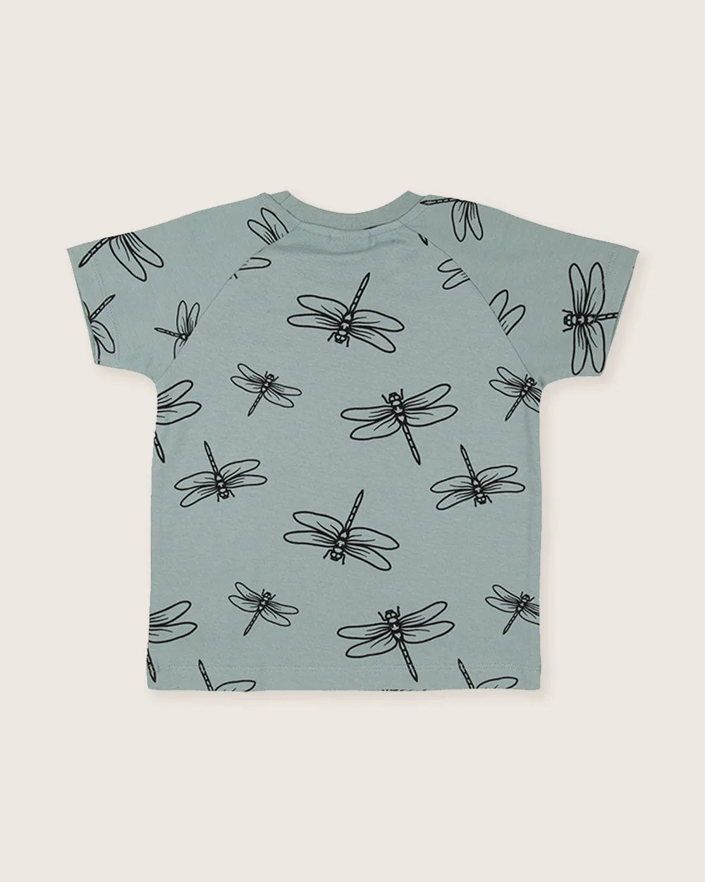 Blue Damselfly Print T-Shirt