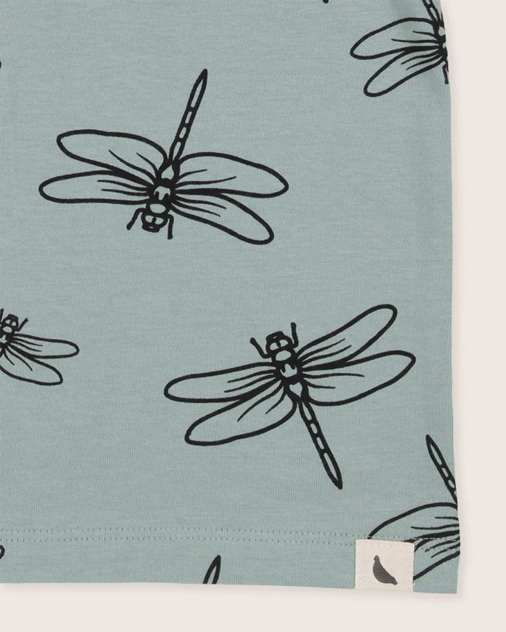 Blue Damselfly Print T-Shirt