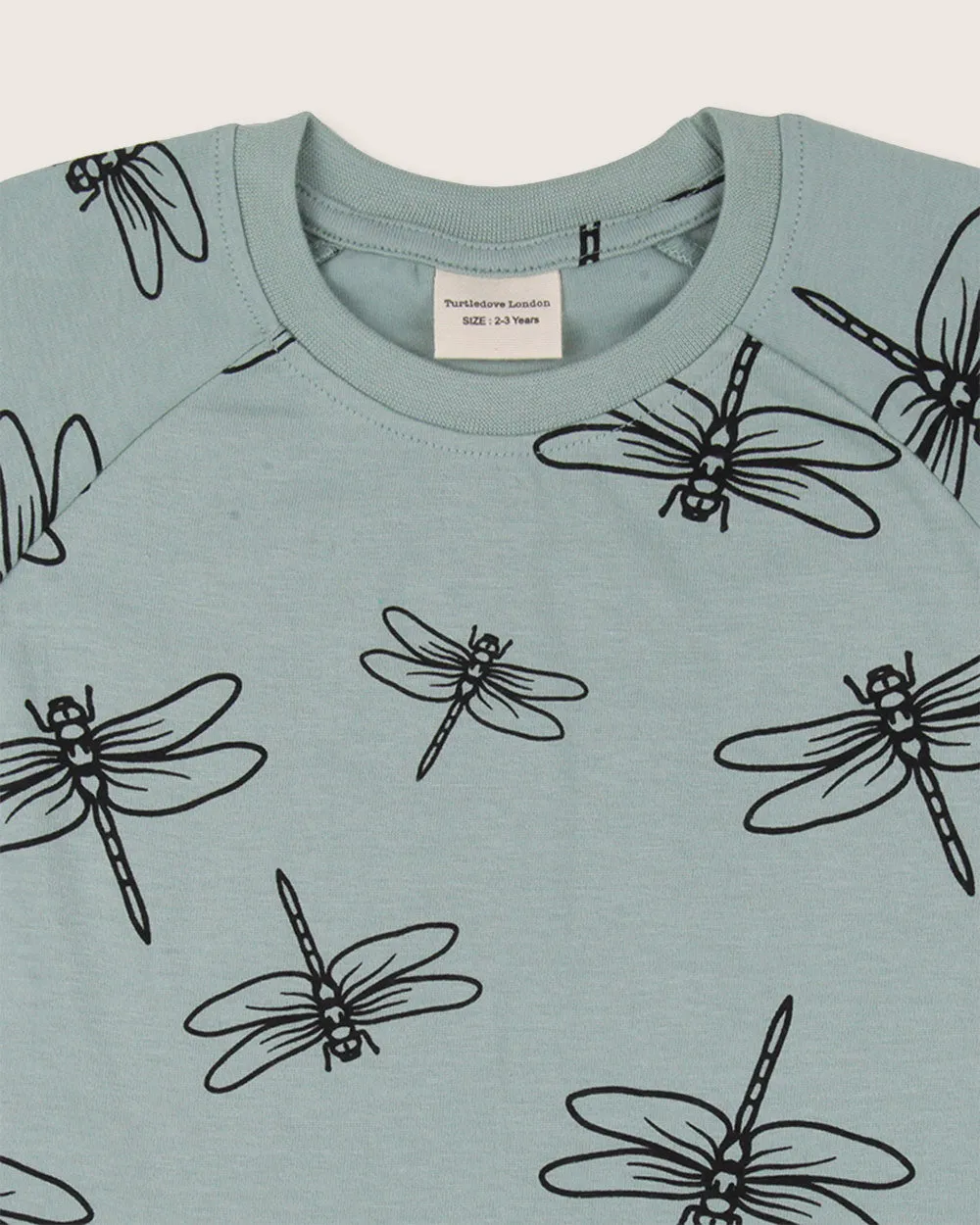 Blue Damselfly Print T-Shirt