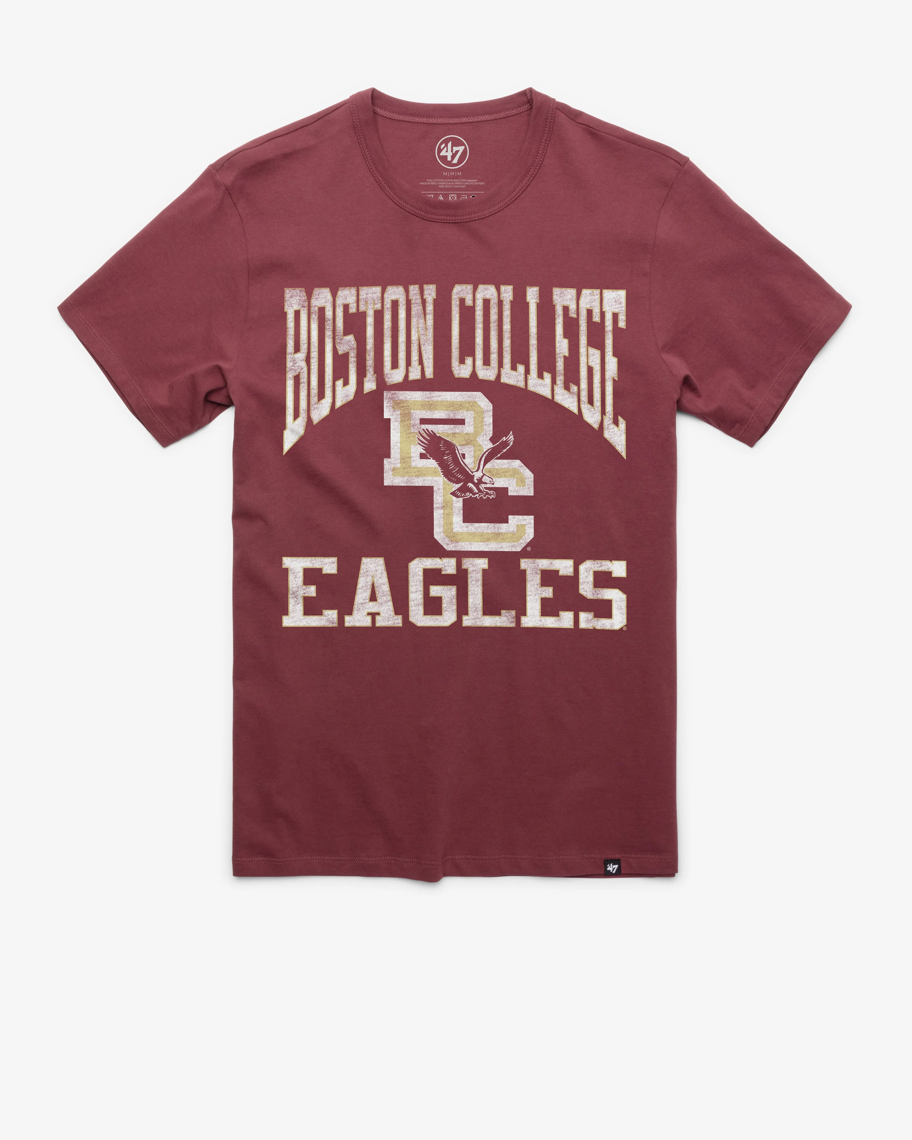 BOSTON COLLEGE EAGLES BC VINTAGE BIG UPS '47 FRANKLIN TEE
