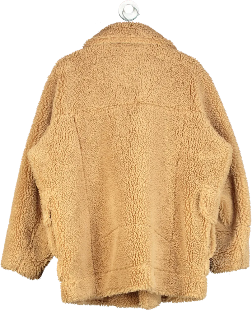 Brandon Blackwood Camel Teddy Coat UK M