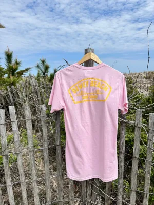 Bridge Logo Tee- Soft Pink