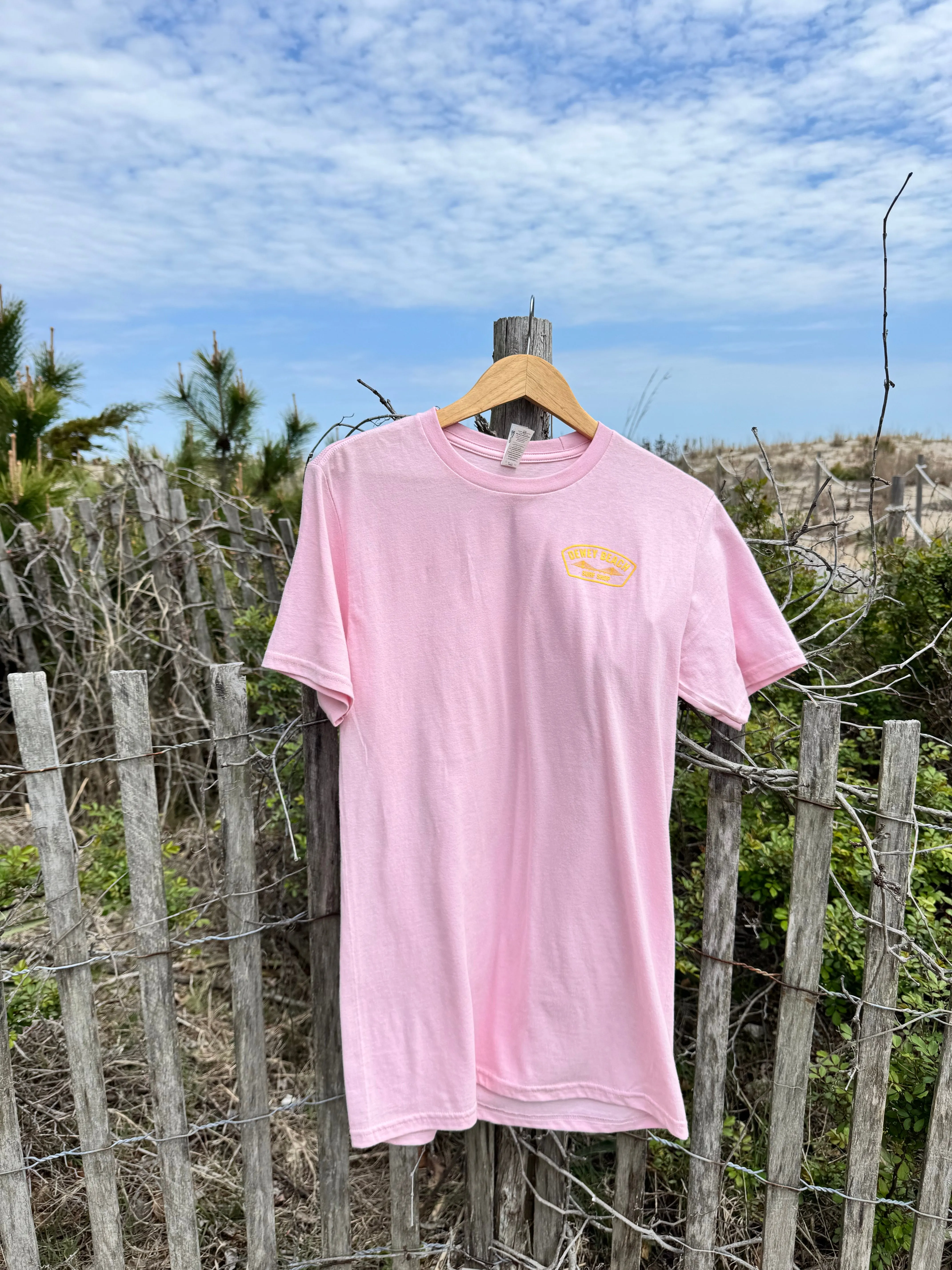 Bridge Logo Tee- Soft Pink