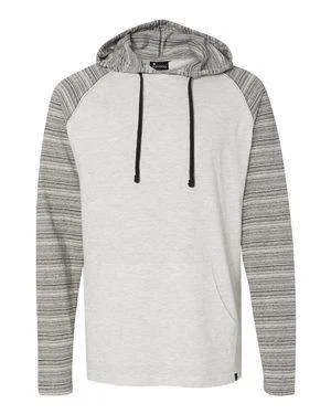 Burnside Men's Raglan Pocket Hoodie Sweatshirt - 8127