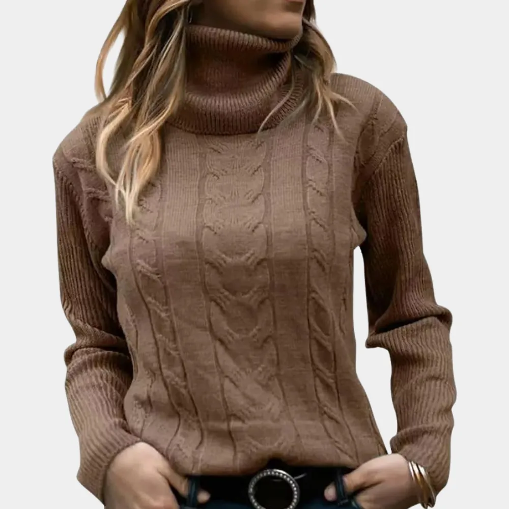 Cable-Knit Turtleneck Sweater | Classic & Cosy | Timeless Winter Style