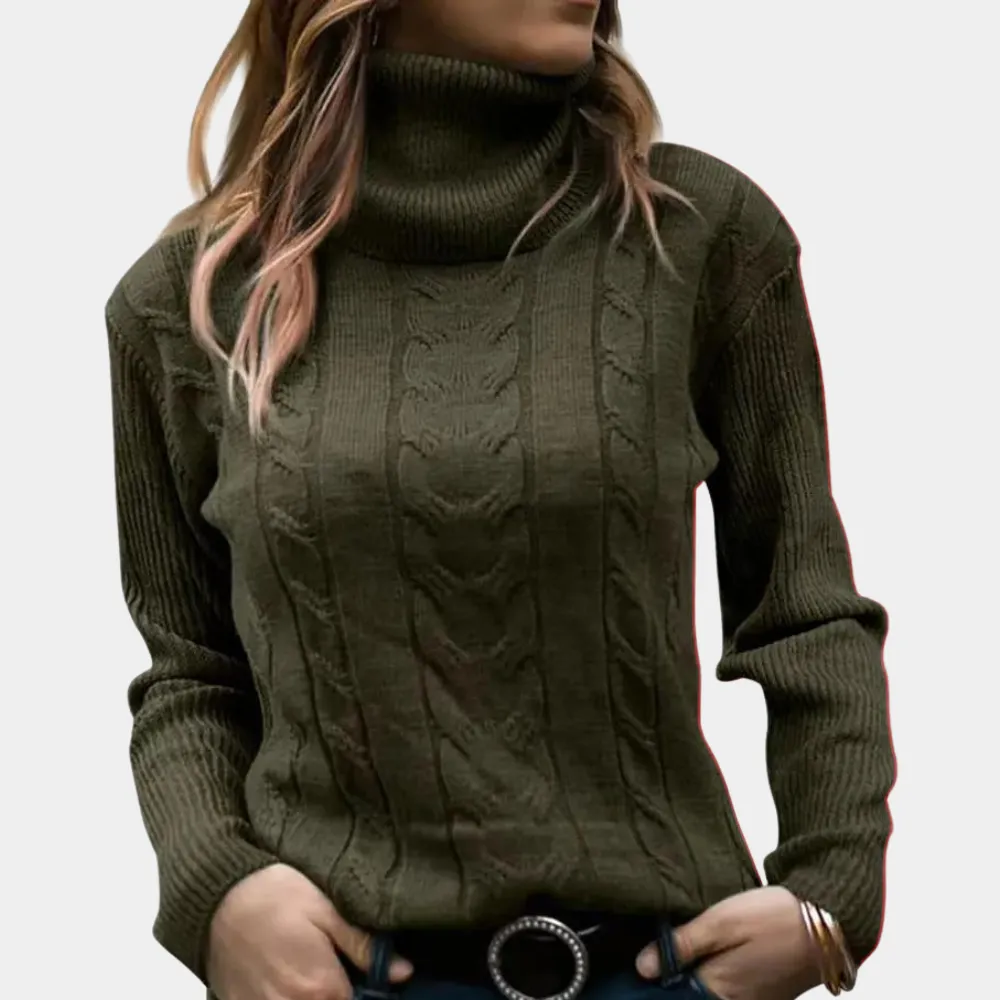 Cable-Knit Turtleneck Sweater | Classic & Cosy | Timeless Winter Style