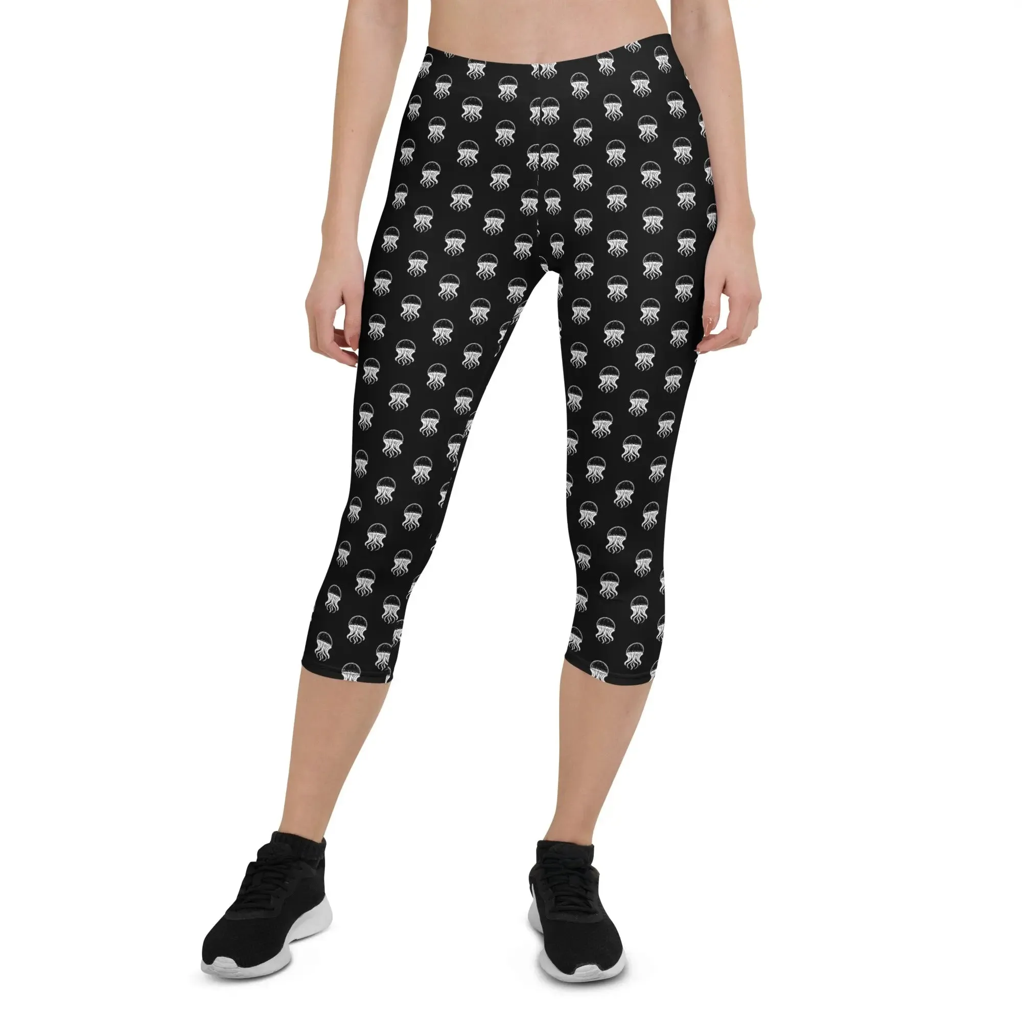 Capri Leggings - Jellyfish Invaders