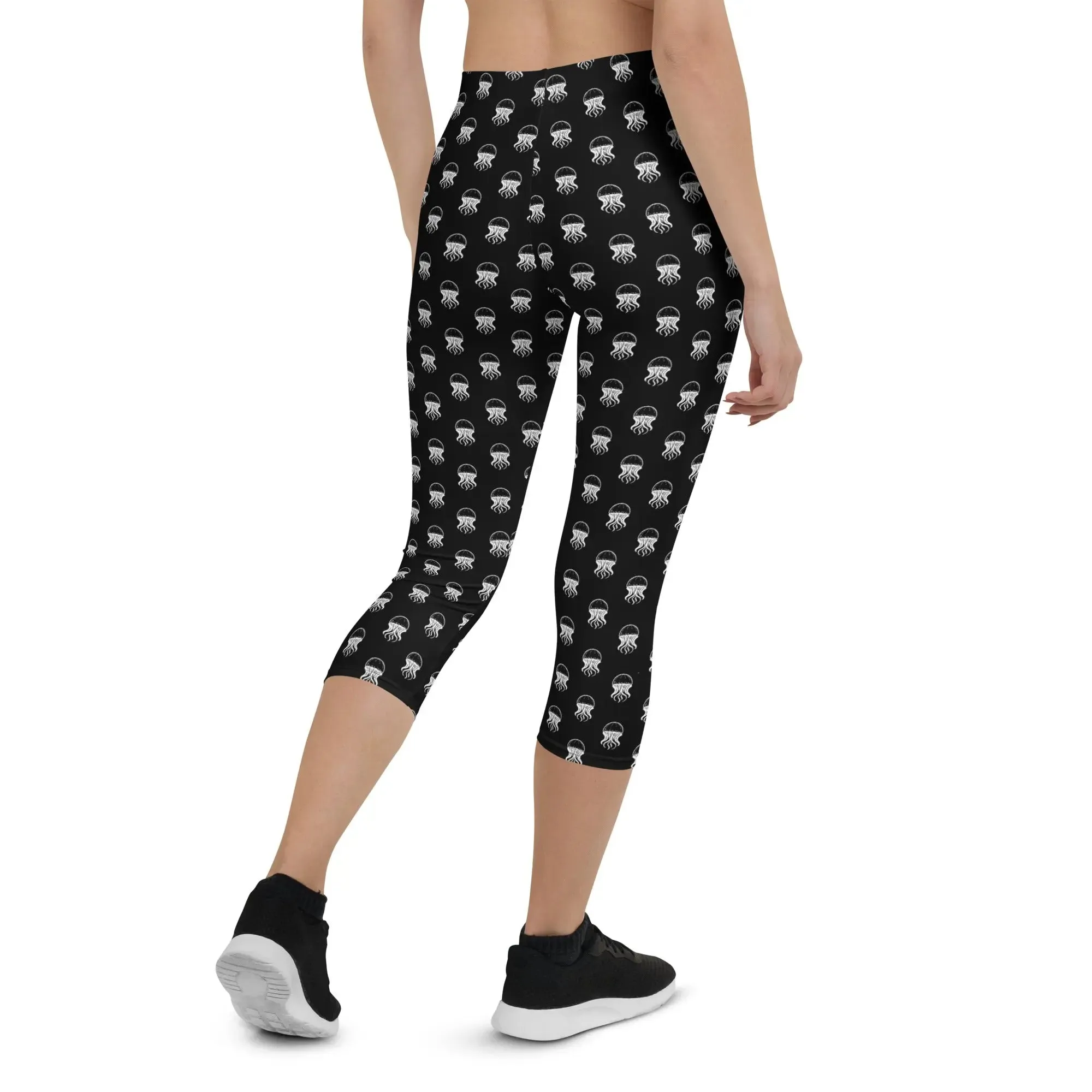 Capri Leggings - Jellyfish Invaders