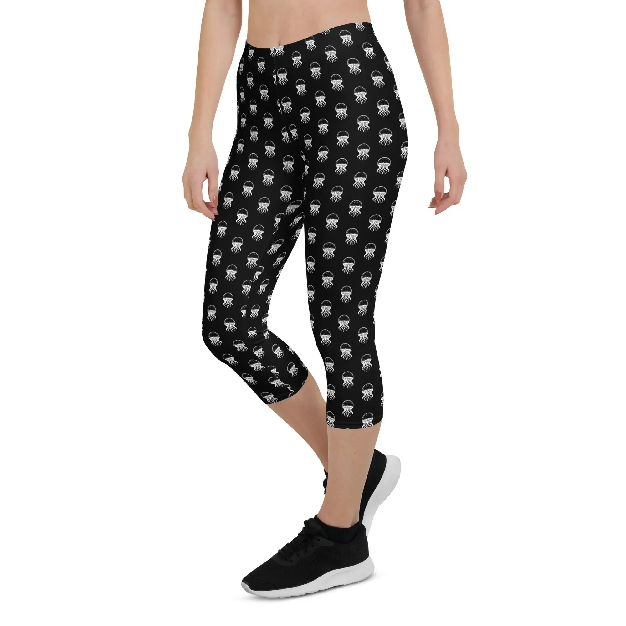 Capri Leggings - Jellyfish Invaders