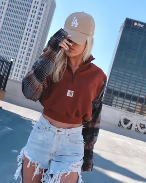 Carhartt 1/2 Zip Flannel