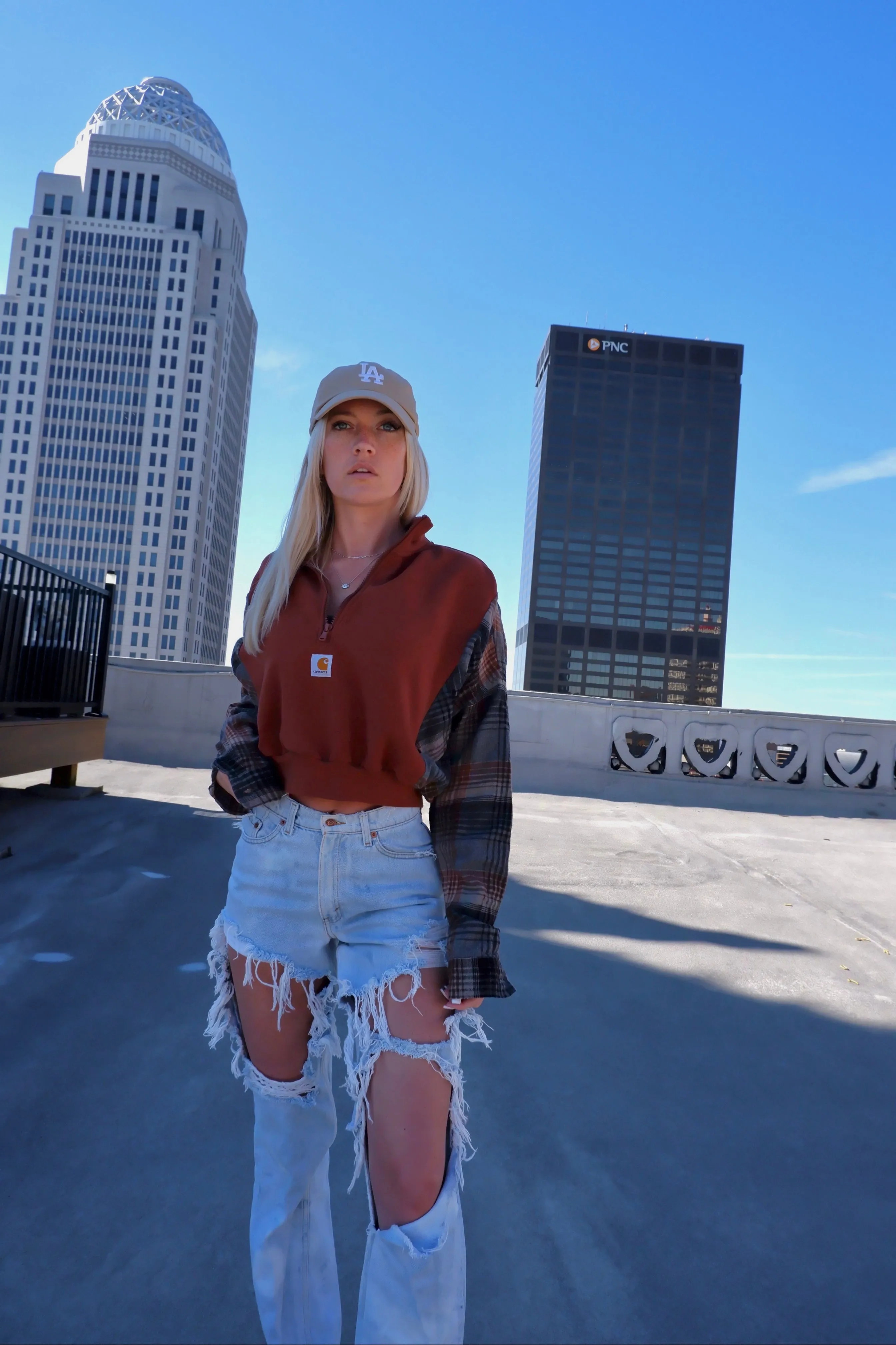 Carhartt 1/2 Zip Flannel