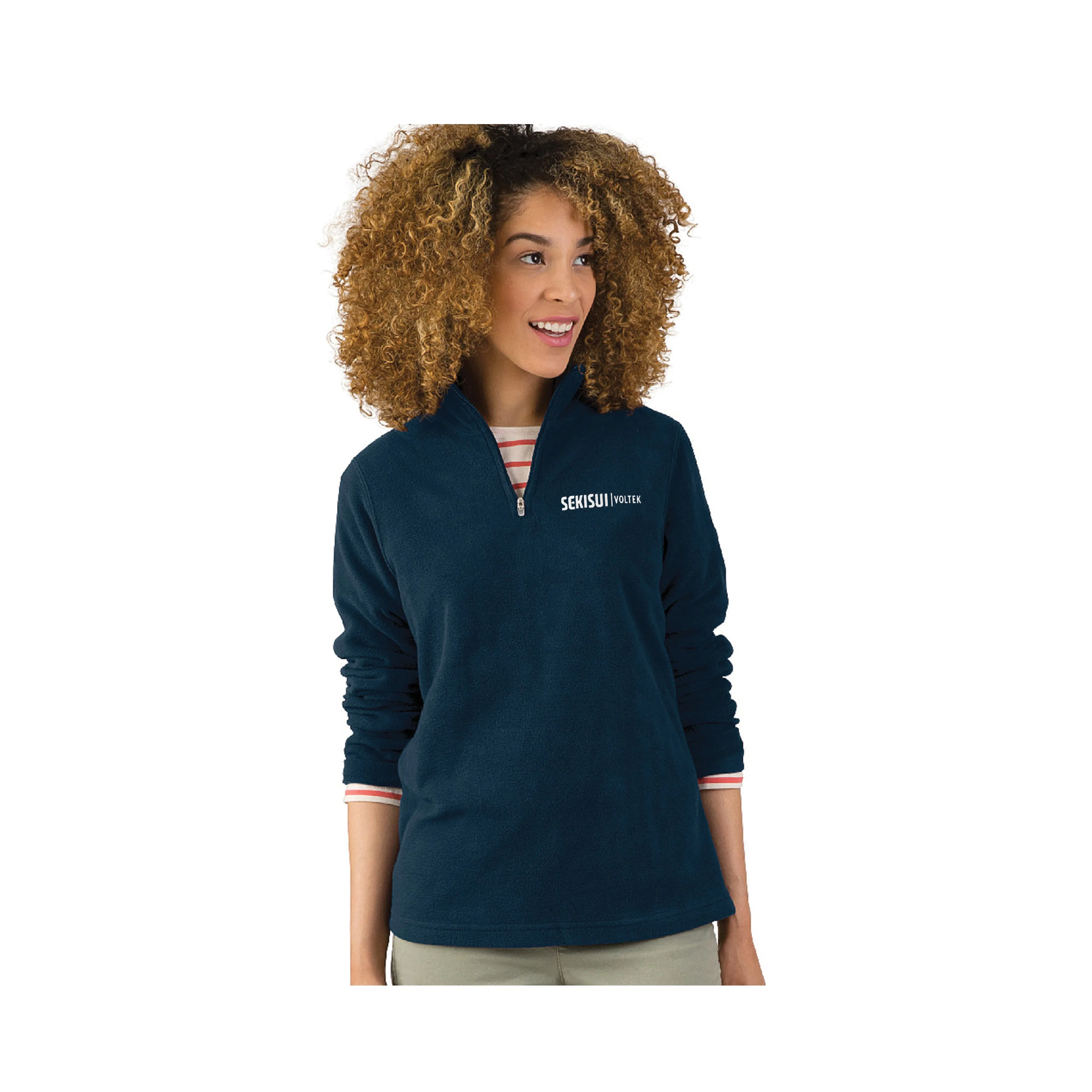 Charles River - Ladies Freeport Microfleece Pullover. 5870.