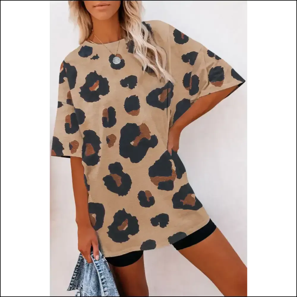 Cheetah Print Oversized Boyfriend Tee: so Comfy its Criminal  🐆 Needful Things