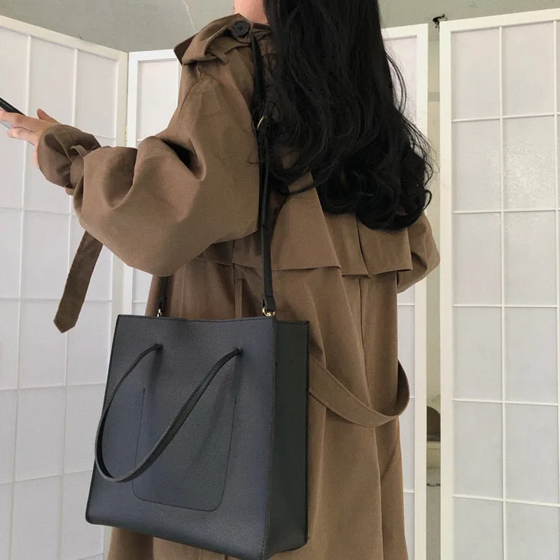 Chic Solid Khaki Coats