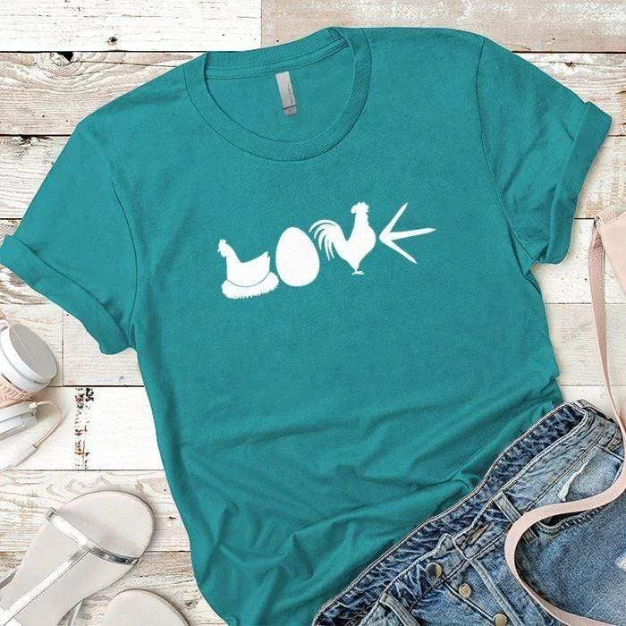 Chicken Love Premium Tees